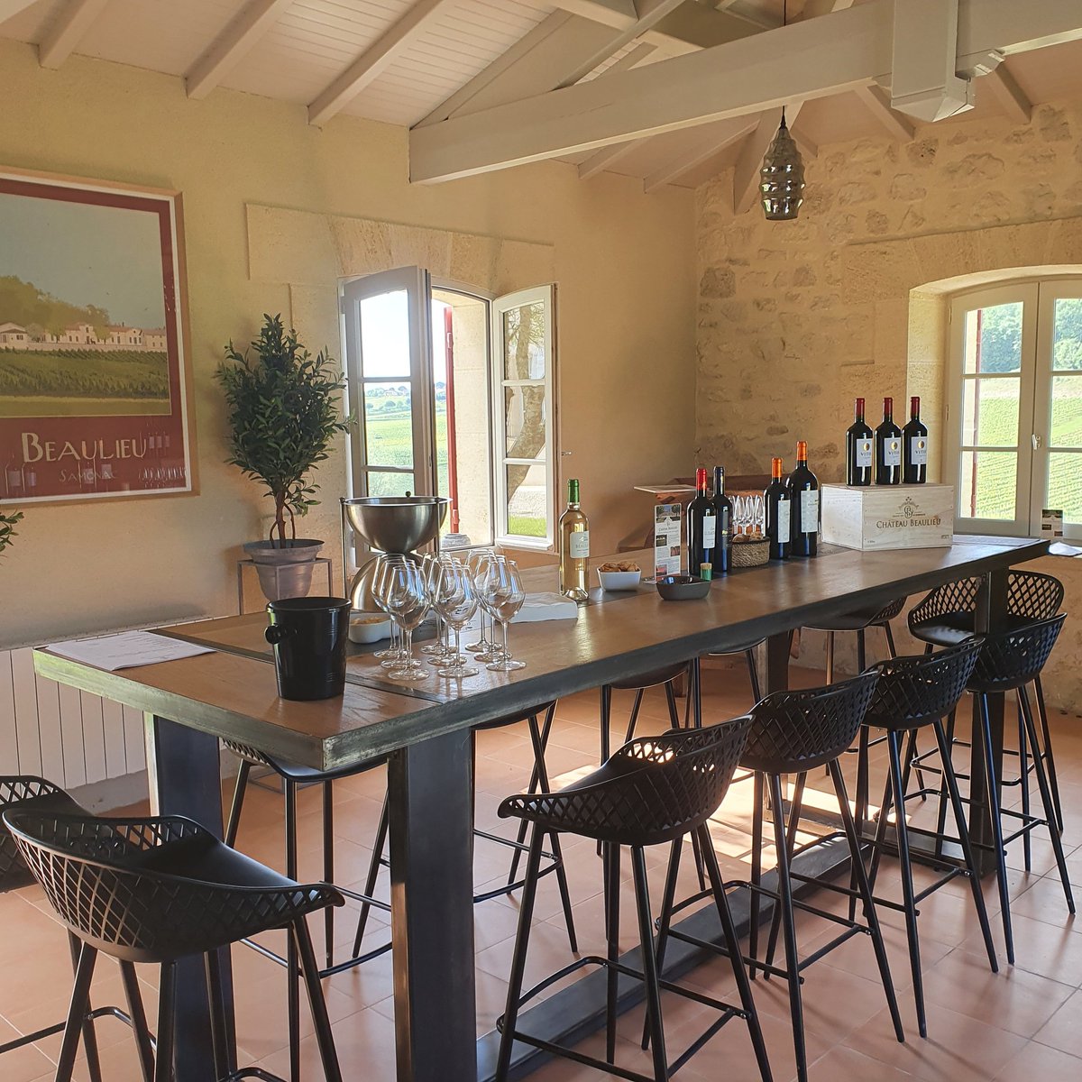 Nous organisons sur demande des dégustations, visites du vignoble et de nos chais. Nous pouvons accueillir jusqu'à une quinzaine de personnes assises.