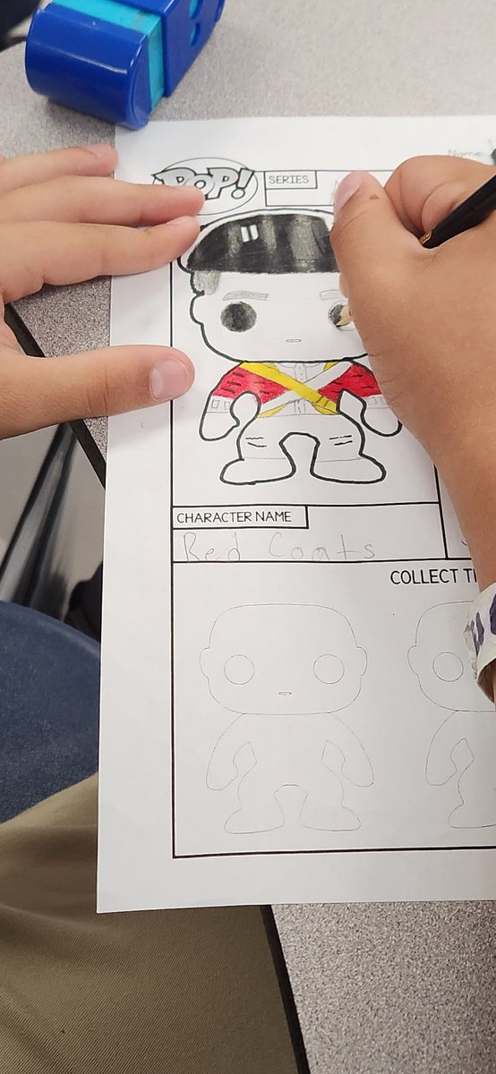 Time for students to create their own Funko Pop characters from the American Revolution.  Writing, researching, and artistic touches bring these characters to life. #LiveTheMission @Eastlake_Middle @MNunezPerl_ELMS @LAlvarez_ELMS @CBerumen_ELMS