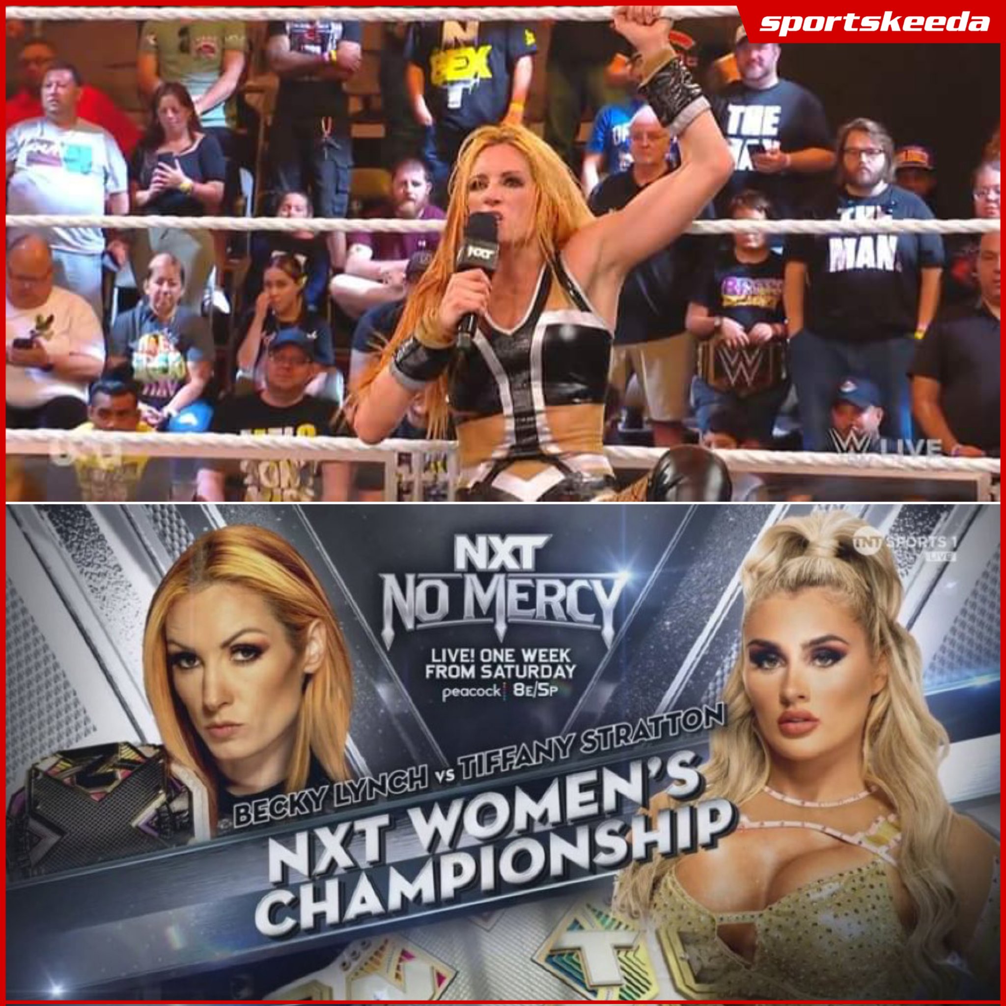 Becky Lynch vs. Tiffany Stratton - WWE NXT No Mercy 2023