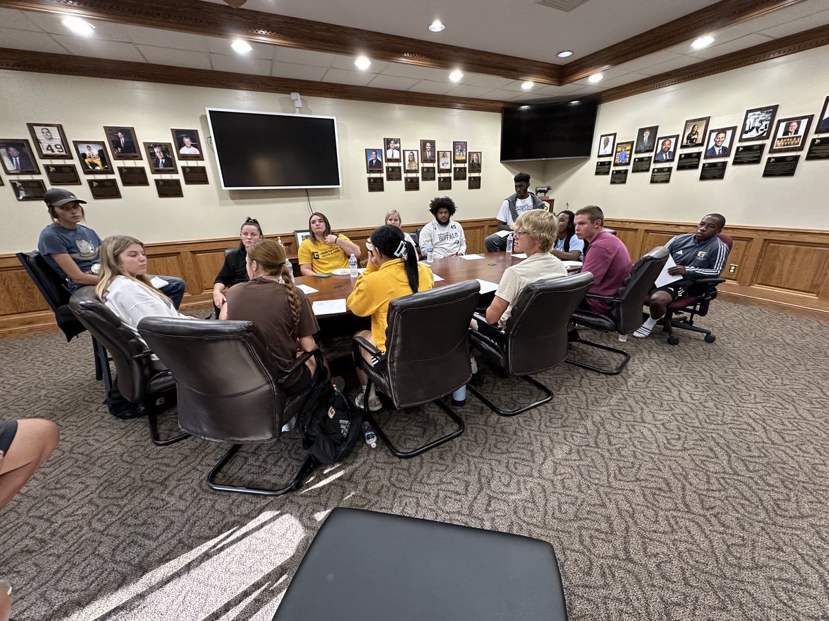 Tonight, we held our first student-athlete leadership meeting of the year.