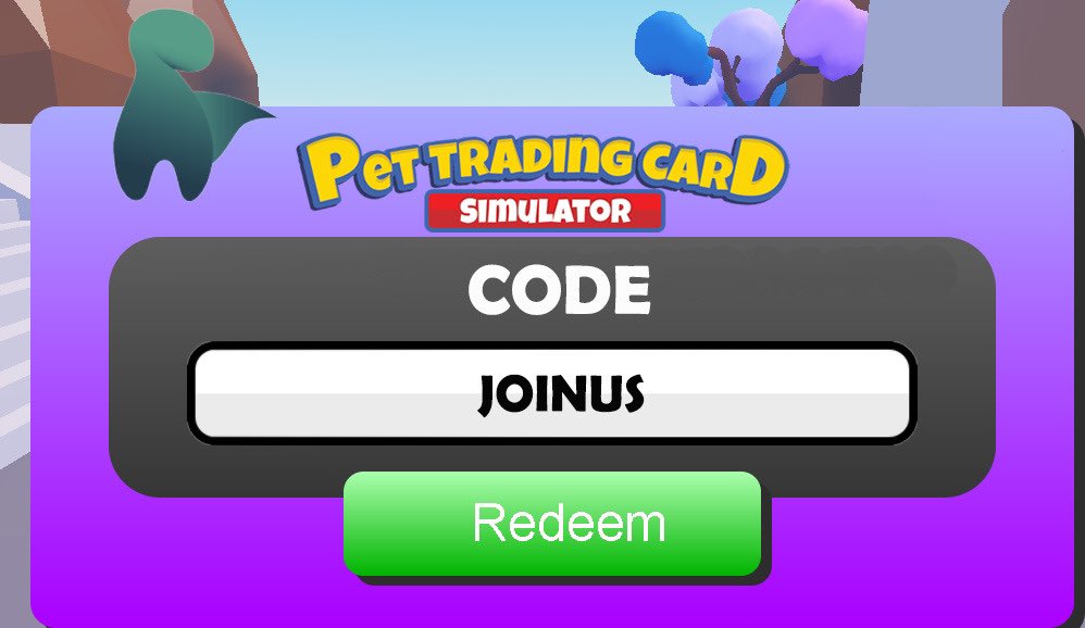 Pet Trading Card Simulator codes