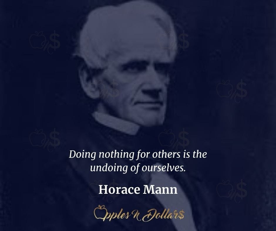 applesndollars's tweet photo. Doing nothing for others is the undoing of ourselves. - Horace Mann
Follow Apples N Dollars for exciting content!
#inspiration
#applesndollars
#applesndollarsdailymotivation
#horacemann
#doing
#others
#undoing https://t.co/AB2c5FBseQ