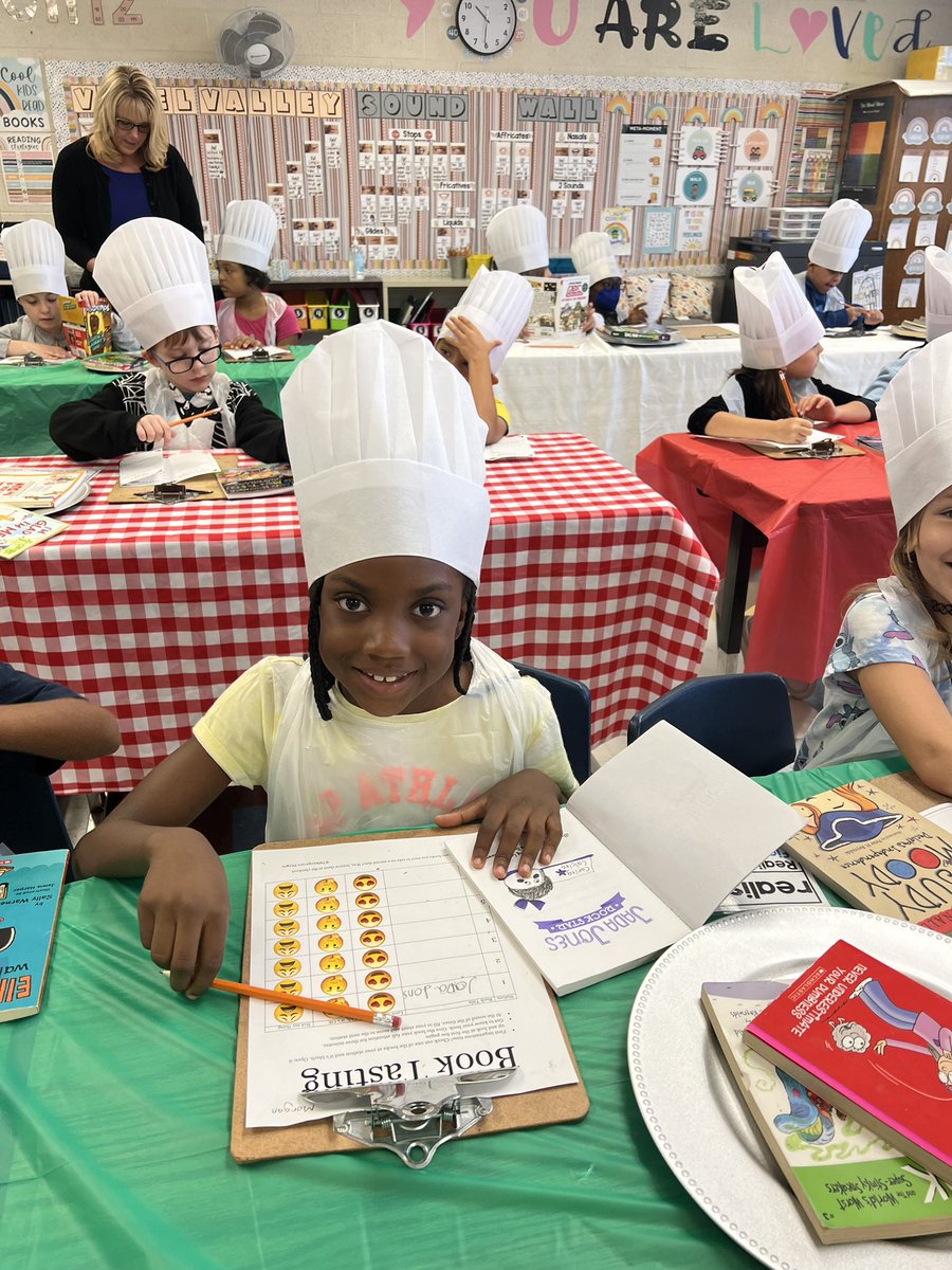 It is my favorite time of year……book tastings to kick off the genre units and finding what interests you in a book!!! <a href="/Grandview_Elem/">Grandview Elementary</a> #csd_allmeansall