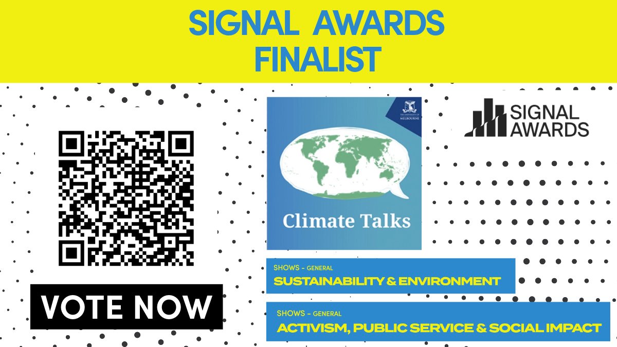 networkedcities's tweet image. The #ClimateTalks podcast is a finalist for two @signalawards. 🥳🎉

A huge collaborative effort! @MCFunimelb 

#finalist #podcast #signalawards #cop28