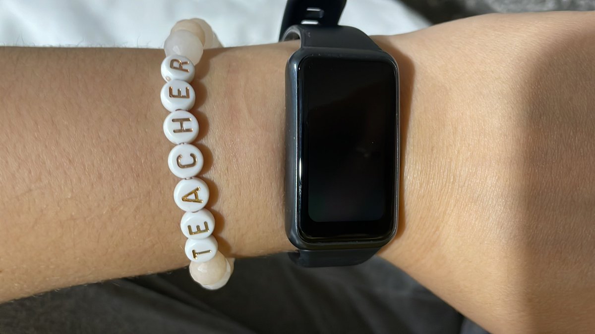 Cutest little bracelet from one of my students for my birthday 🥰