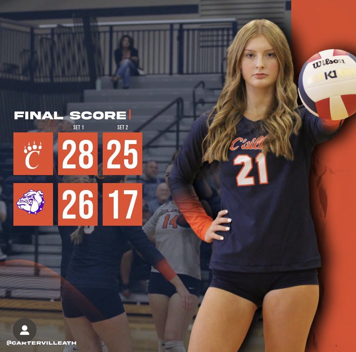 Lions came away with a program sweep tonight winning at all 3 levels! 

Varsity battled through some inconsistencies early to win it 28-26 25-17 pushing our record to 11-6 (1-1).

Back at it Thursday at home vs Massac County!!