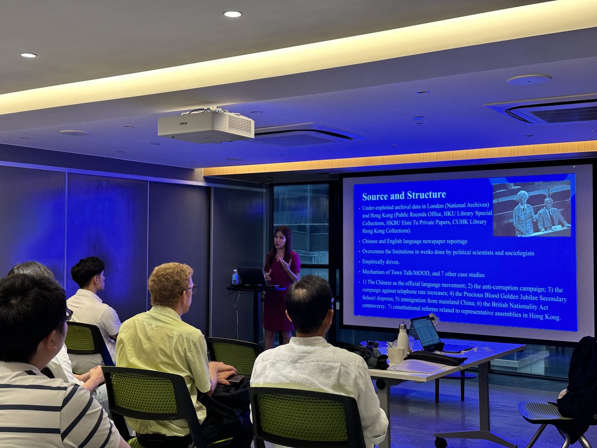 SocHKStudies's tweet photo. 📚🙌🏻 A huge shoutout to @mok_florence for her brilliant book talk on her latest work, 'Covert Colonialism: Governance,  Surveillance, and Political Culture in British Hong Kong, c. 1966-97.' 

#BookTalk #CovertColonialism #BritishHongKong #History #hongkonghistory #SHKS https://t.co/gyFugyTie2