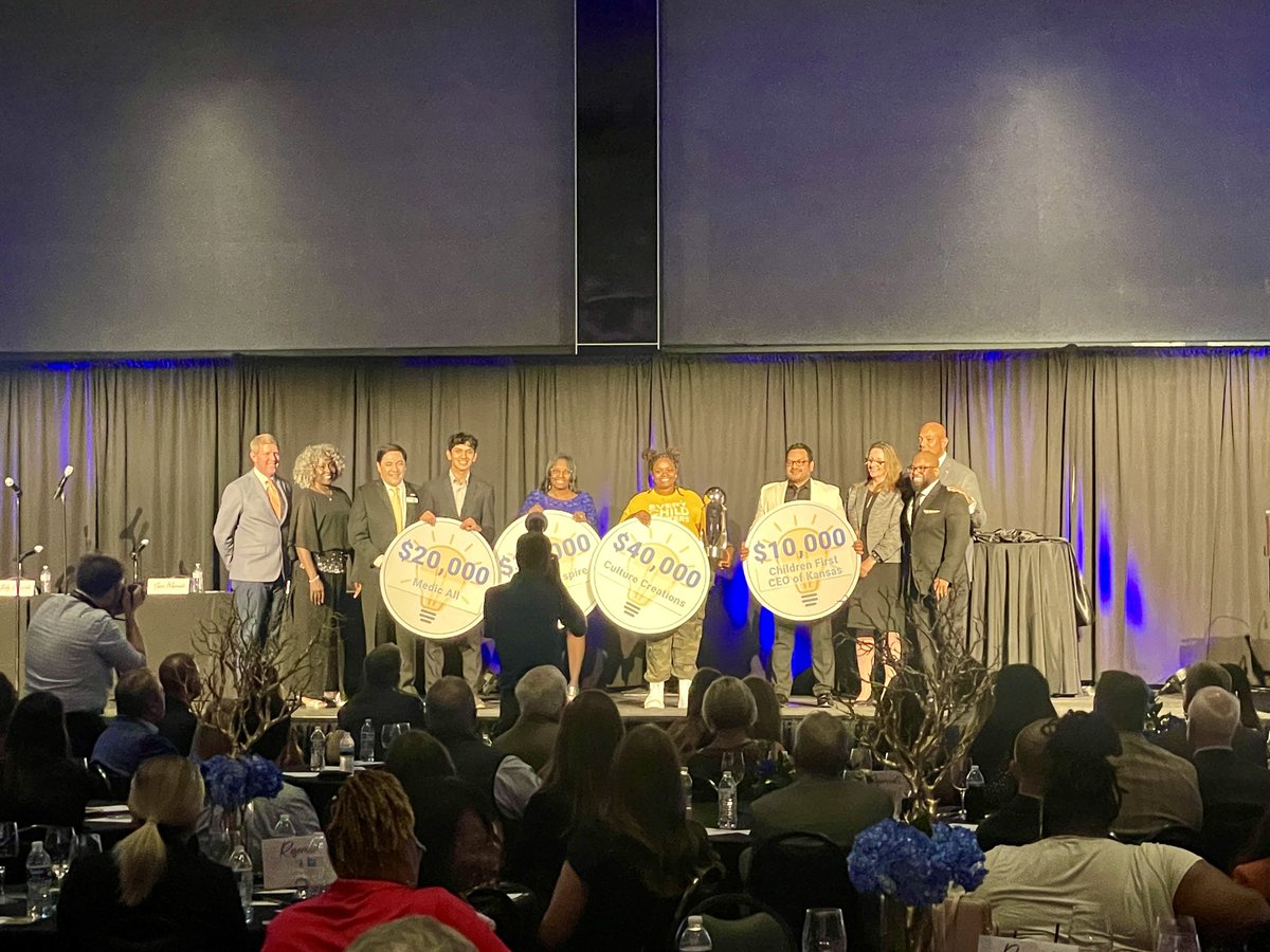 Wonderful evening celebrating 100 years of <a href="/unitedwayplains/">United Way of the Plains</a> and seeing four local nonprofits awarded $100,000 for their innovative and impactful ideas! #UWP100 #ILoveWichita
