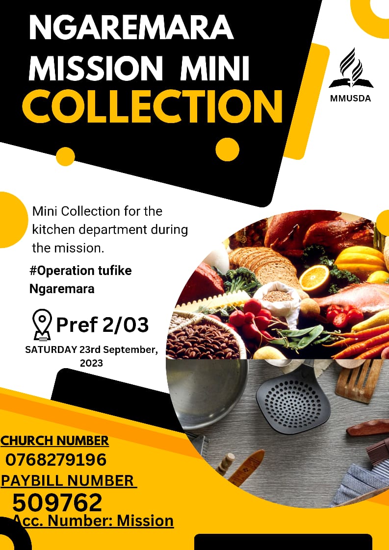 As we know our mission is drawing nearer. Let's continue pushing our targets anytime. Blessed is the hand that giveth!