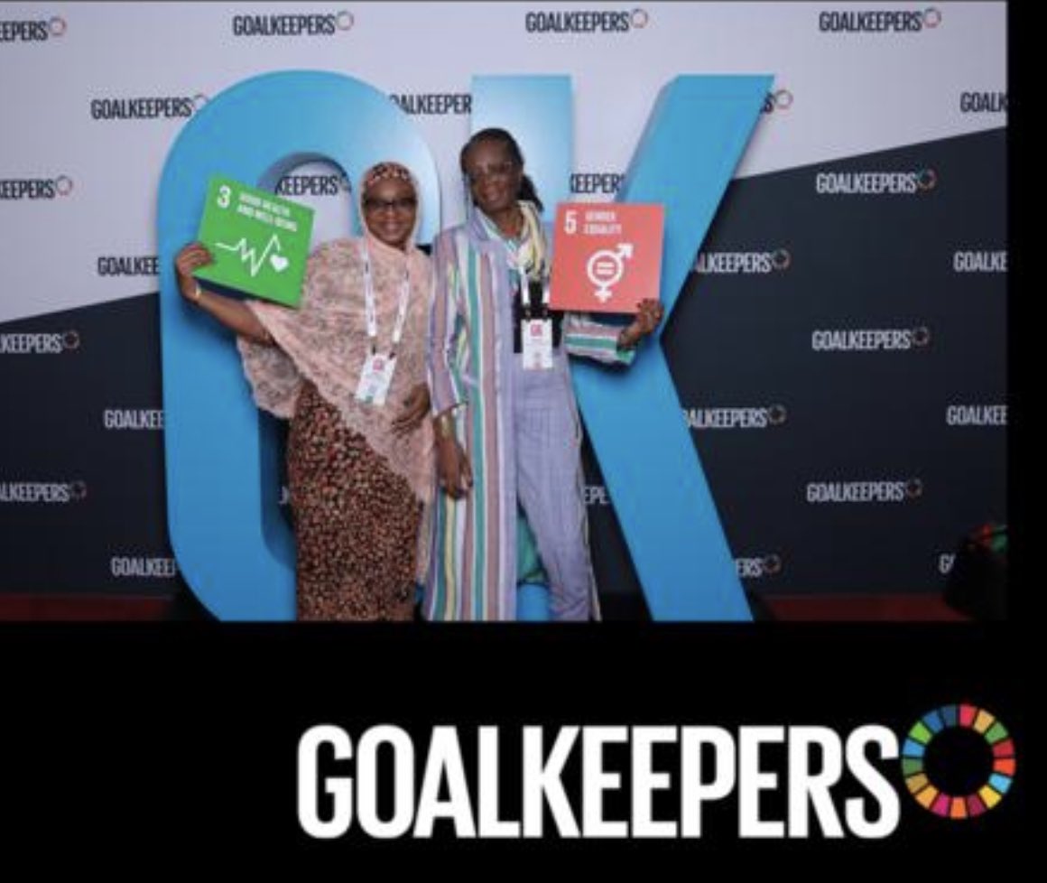 Thank you to the @gatesfoundation for inviting our President for Africa @LSaloucou and Country Director for Nigeria @aminadorayi to the #UNGA78 #Goalkeepers2030!