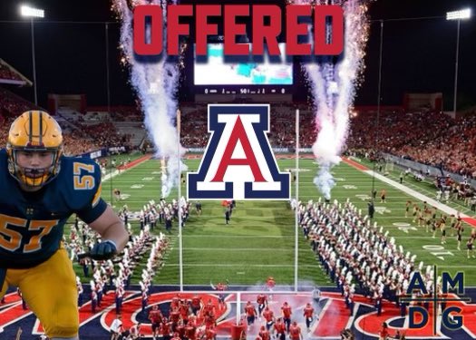 Wconroy57's tweet image. Truly thankful @brennanpcarroll @scottiegraham for the opportunity to play @arizonafball‼️‼️ #Grateful #AMDG
