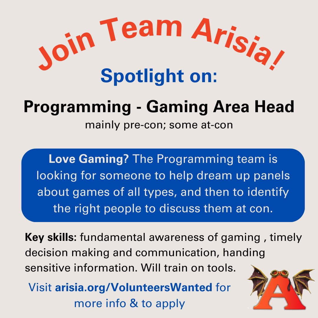 Arisia tweet media