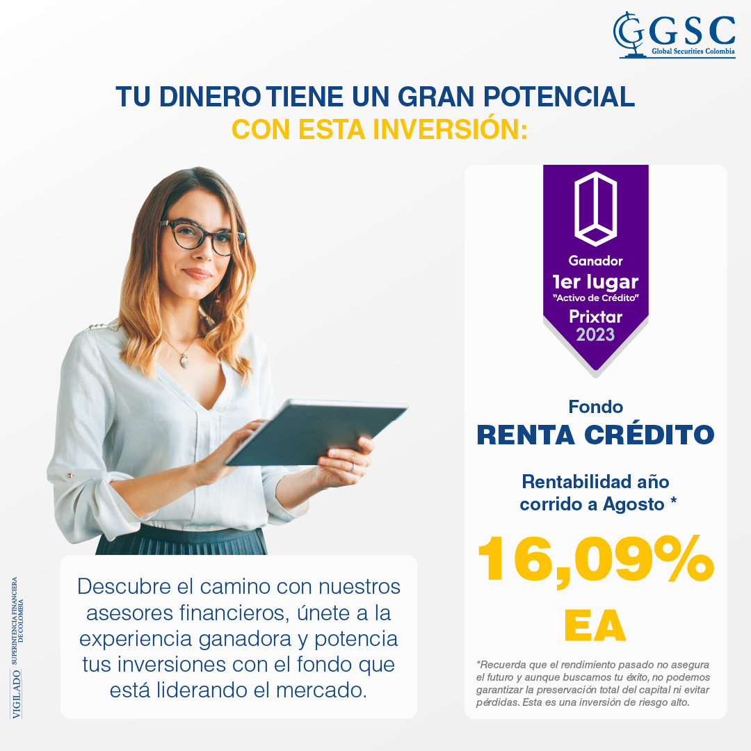 GSCColombia's tweet photo. ¡Invierte en nuestro Fondo Renta Crédito, Ganador del premio PRIXTAR y experimenta el poder de las inversiones exitosas!

https://t.co/nHGXWYNHaV

#Prixtar #LVAIndices #inversion #InversionExitosa #fondodeinversion #rentabilidad #Excelencia #Colombia https://t.co/YEfwijJ6pe