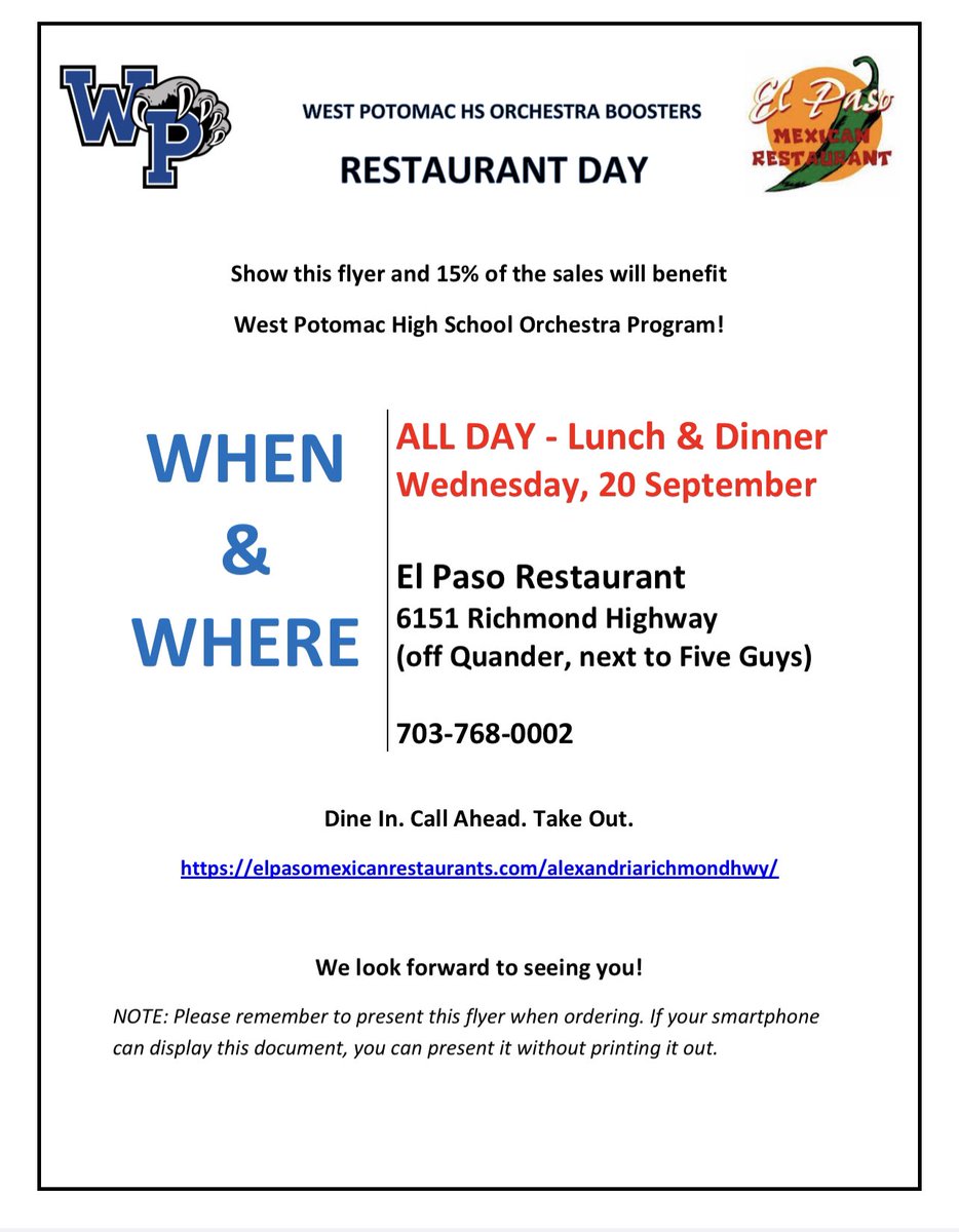 WPHS Orchestra tweet media