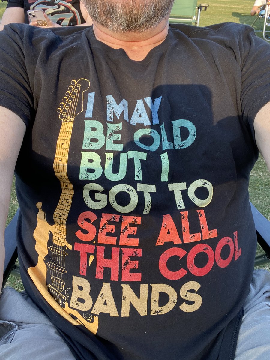 davidspruell's tweet image. Concert Night:  @vabeachamp seeing @foofighters with Jared wearing my #coolT from Tony. #firstconcert for boy and me.  Last outdoor concert was long long ago , in a galaxy far far away…