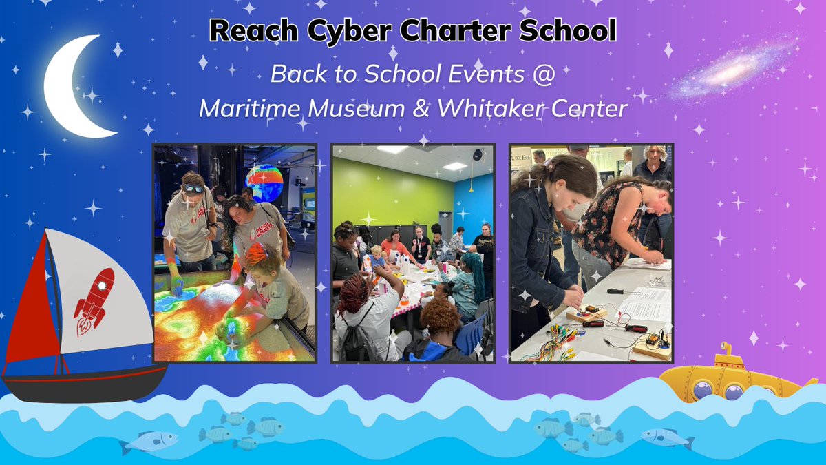 ReachCyber's tweet photo. Back to school continues! In Harrisburg, they toured Whitaker Center, and in Erie, students checked-out the Maritime Museum exhibits! Follow for more updates as we make our way back to school with fun and educational events! #reachcyber #WhitakerCenter #MaritimeMuseum https://t.co/qQ0y4Wdihb