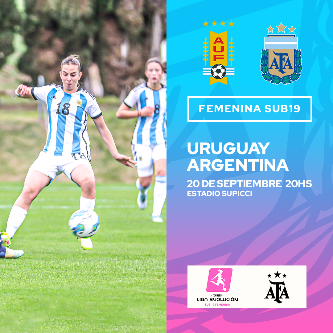 Fútbol femenino: Uruguay se medirá con Argentina en Colonia