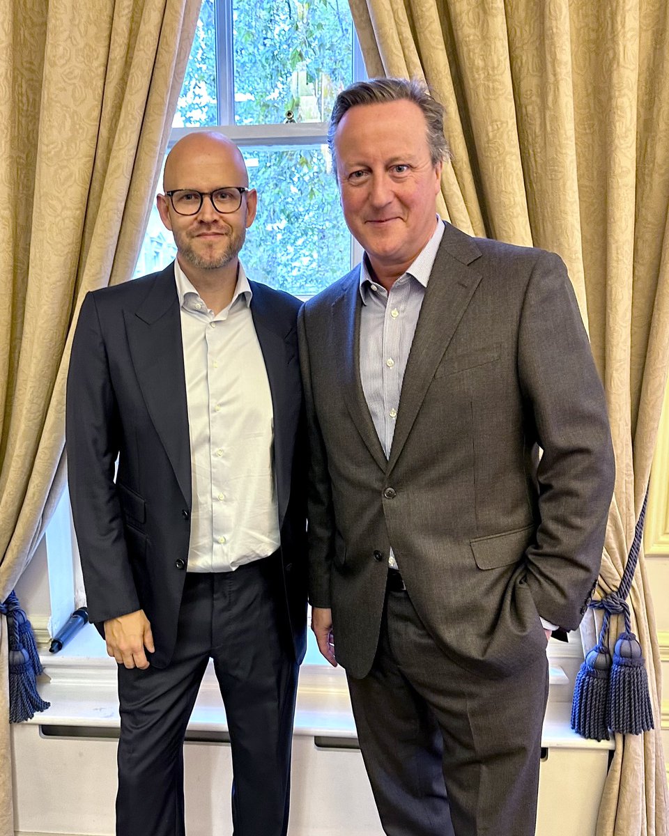 It was a real pleasure to host Daniel Ek today, Founder of <a href="/Spotify/">Spotify</a>, for a discussion about entrepreneurship, competition and the digital marketplace. Great to have you with us, Daniel!