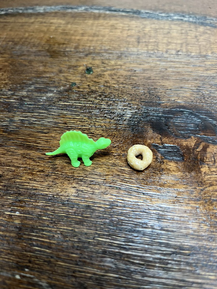 The toy my child expects me to know the exact location of at any given moment (Cheerio for scale)