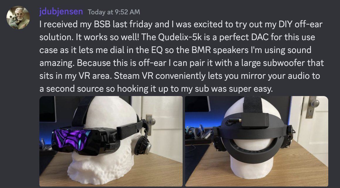 WOW. Someone just created a DIY Audio Strap for Bigscreen Beyond