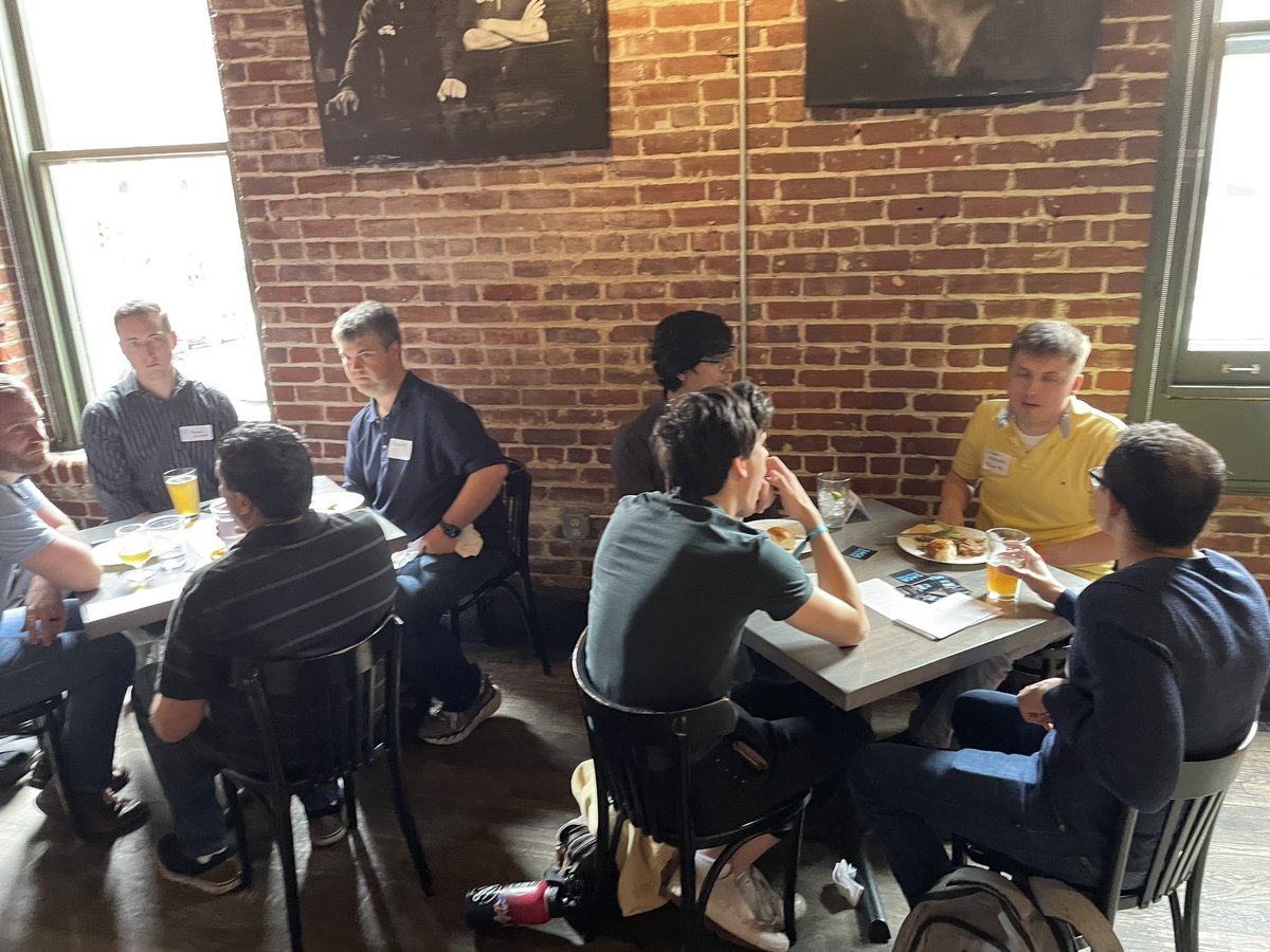 DaPrimus's tweet photo. We fed over 150 people at the @DENStartupWeek CTO Lunch today. Great to see a large crowd of people enjoying each other’s company and making new friends. Thank you to everyone who joined us! #DenStartupWeek https://t.co/HKtAOfAeuH