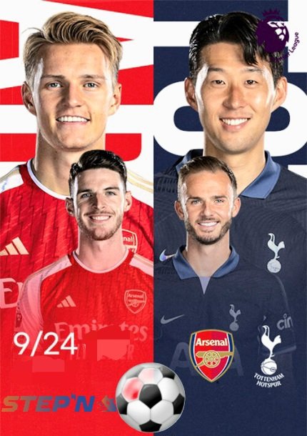 STEPNCURRY_KR's tweet photo. 🔥#STEPN Event with #soccer

 🔥Arsenal  vs  Tottenham🔥

🏆Win 50 GMT(Closest first goal time)

Sun 24  Sep 13:00(UTC)

1️⃣Follow @stepncurry_kr @stepnofficial 
2️⃣Like❤️&amp; RT🔁
3️⃣ Guess the time when the first goal goes in. Comment on the capture screen of STEPN exercise time. https://t.co/BkrENbwqtO