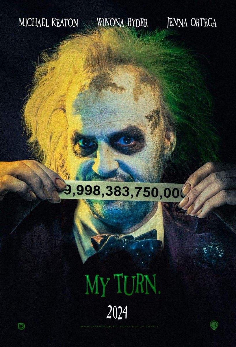 Beetlejuice 2, 2024.
Burton has confirmed that it is nearly complete.

Who else can't wait??

#Horrorfam #Beetlejuice