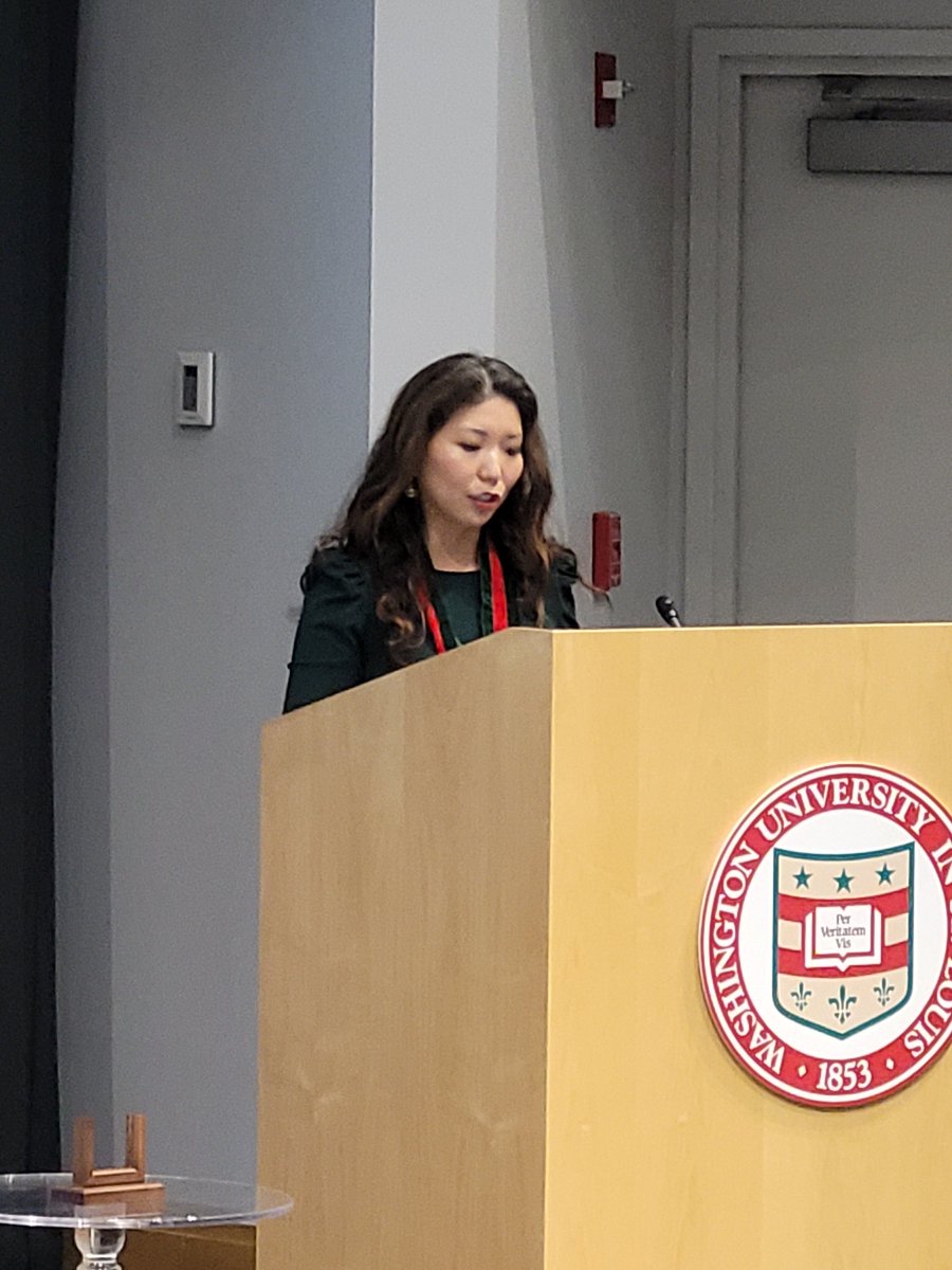 Congratulations to @WashUcobras Co-Leader Yo El Ju on her installation as the Barbara Burton and Reuben Morriss Professor of Neurology @WUSTLmed! So well deserved!