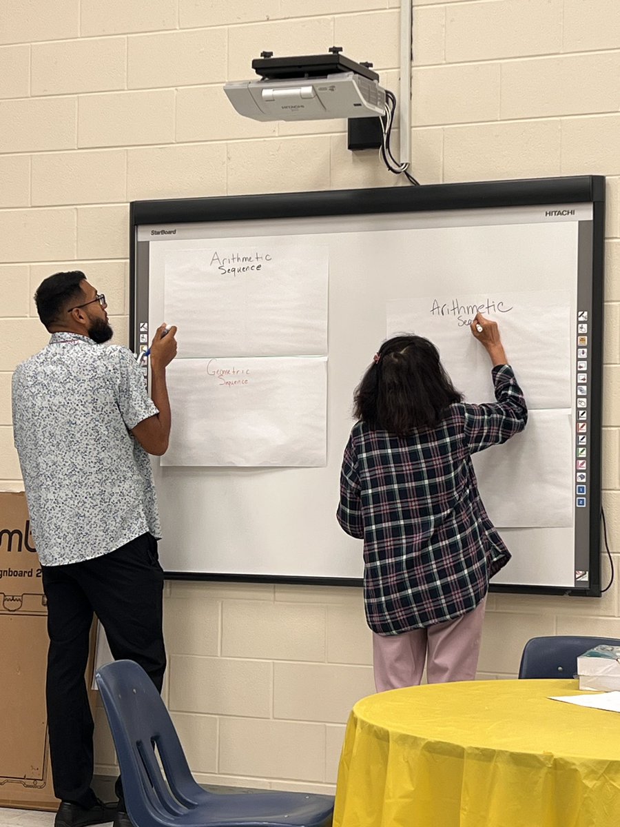 DrEMJaime89's tweet image. Math teachers @Ike9_AISD lesson planning using great instructional strategies - Anchor Charts! 💛🖤 #AnchorCharts #Ellevation @EllevationEd #SwoopSwoop #MyAldine #Mathstronauts
