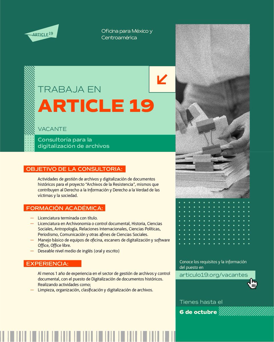 ARTICLE 19 México y Centroamérica tweet media