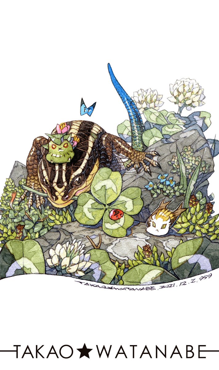 「「君にプレゼント」#渡辺孝夫デジタル作品集画集発売中! 」|渡辺孝夫のイラスト