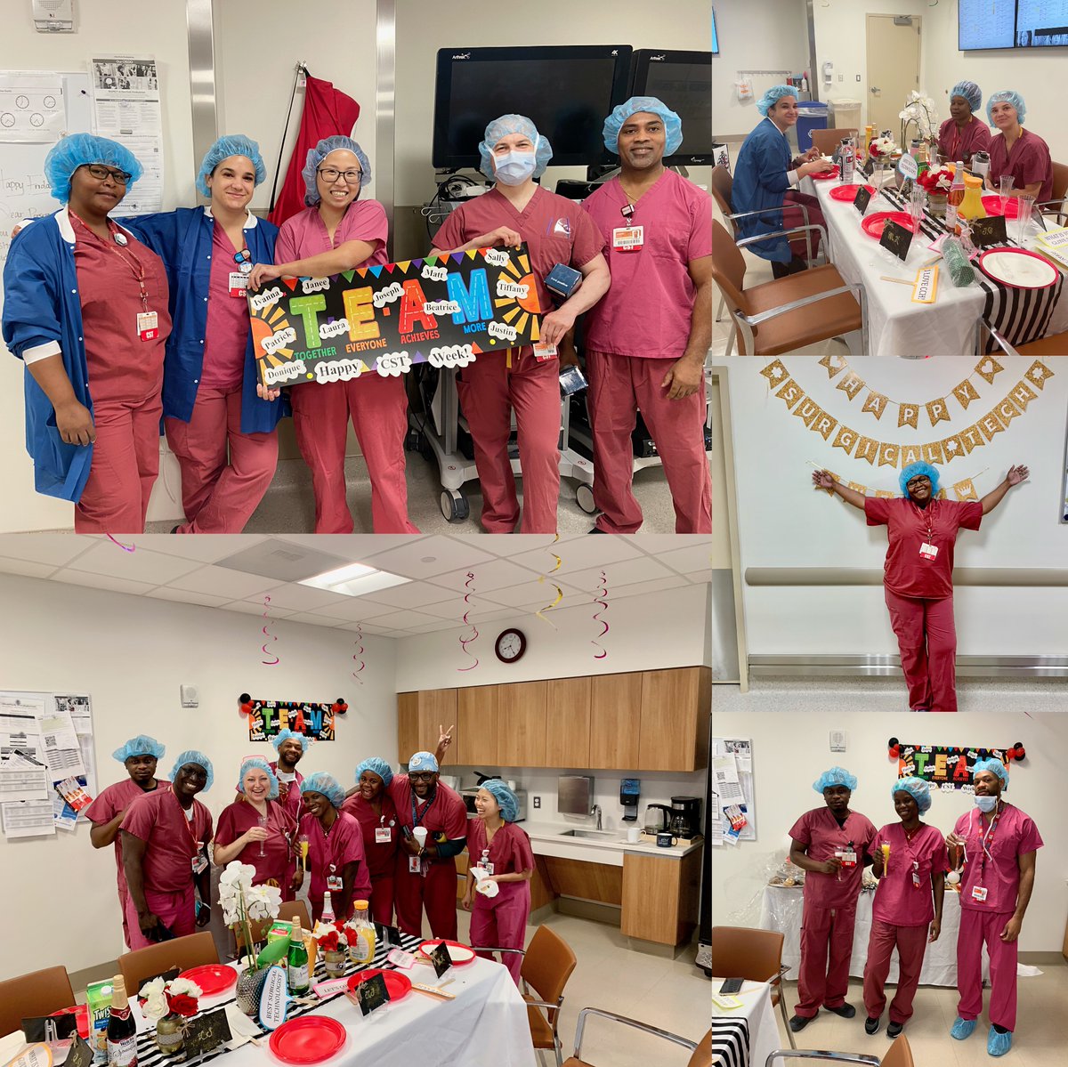 🥳 Happy CST Week!! CCH OR team is celebrating our amazing partners, together we achieve more! Peer to peer appreciation breakfast ❤️, CST team banner, periop recognition gift 🎁 !! Thank you for everything you do for our patients! #teamwork #recognition @nas9096 @AnnalisseMahon