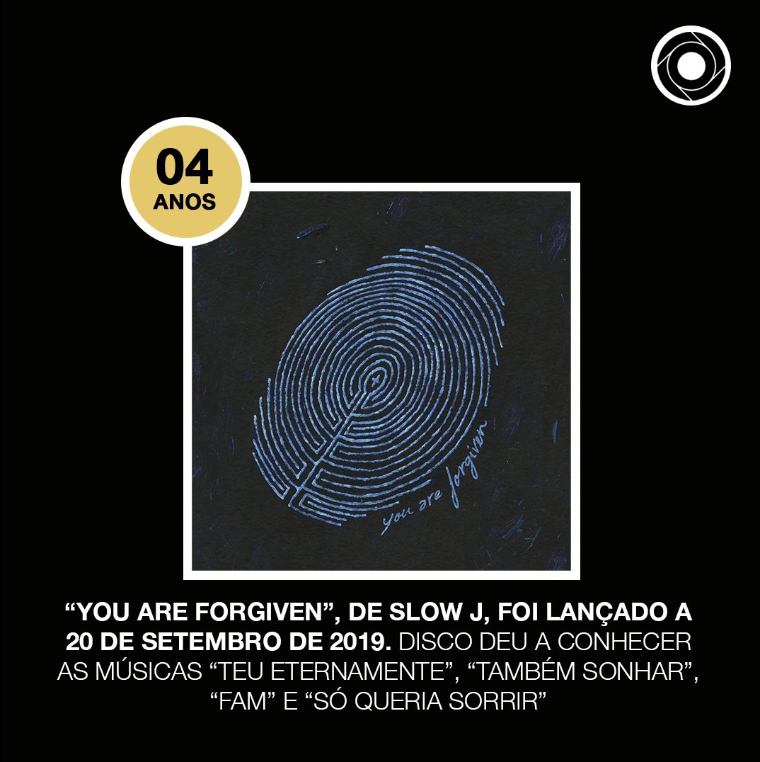 A 20 de Setembro de 2019, Slow J lançava "You Are Forgiven"