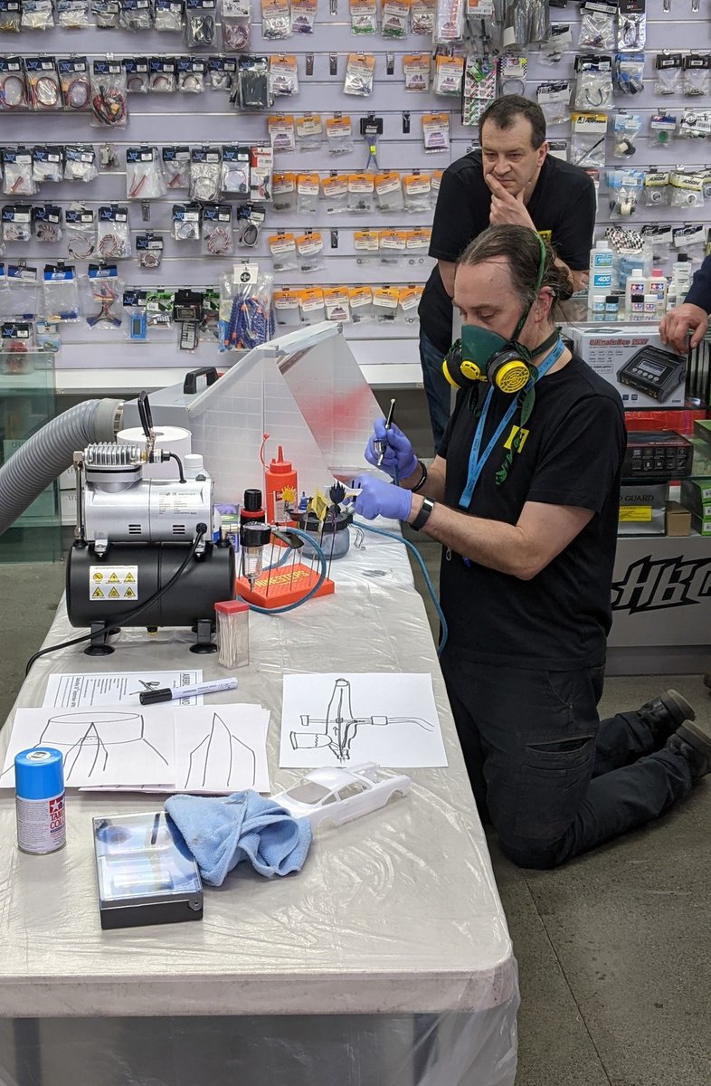 hearnshobbies's tweet photo. The Hobbyman hosted its first airbrushing demonstration this last weekend, offering an introduction to the basics of airbrushing.
Who would be interested in attending the next one?

#Repost 
Follow - @hearnshobbies for more

Credit - @hobbymannarrewarren https://t.co/FzyEsFHmRo