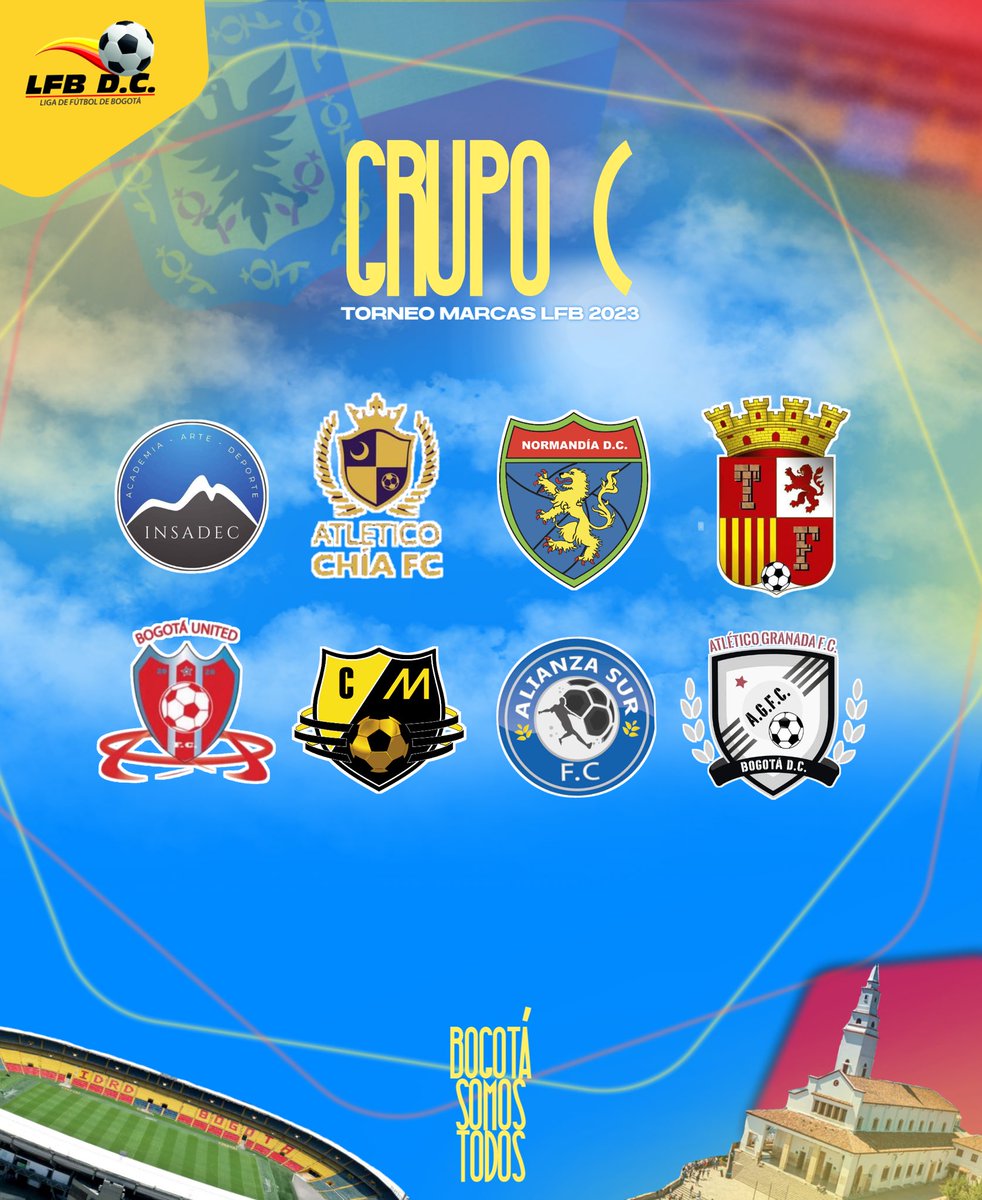 BogotaLFB's tweet photo. ¡Copa Marcas 2023! ⚽️ 

Una 𝗽𝗮𝘀𝗶ó𝗻, un 𝘀𝗲𝗻𝘁𝗶𝗺𝗶𝗲𝗻𝘁𝗼. El fútbol élite volvió a casa. 🔝👏
Así están conformados nuestros grupos. 📋

#𝓑𝓸𝓰𝓸𝓽á𝓢𝓸𝓶𝓸𝓼𝓣𝓸𝓭𝓸𝓼 💛❤ https://t.co/dJTlOkvL1R