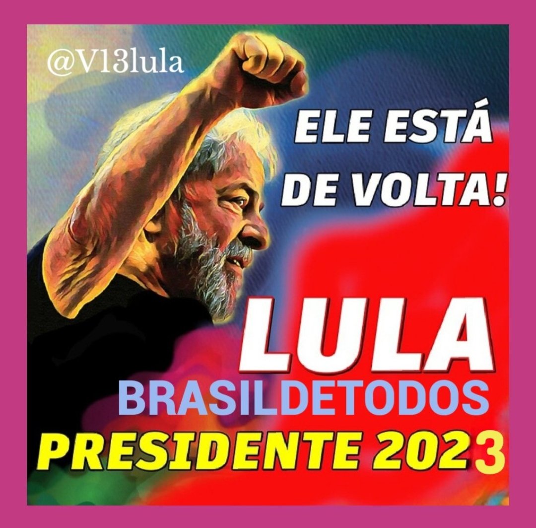 martins547's tweet photo. AQUI É ELEITOR DO LULA E ESQUERDA.
ME SEGUE QUE TE SIGO IMEDIATAMENTE.
➡️ RT por favor
@Nilsonhandebol
@martins547
#EsquerdaSegueEsquerda
#LulaBrasilDeTodos
@LulaOficial
#LulaVoltou
#LulaisBack https://t.co/rynU8kgZMi