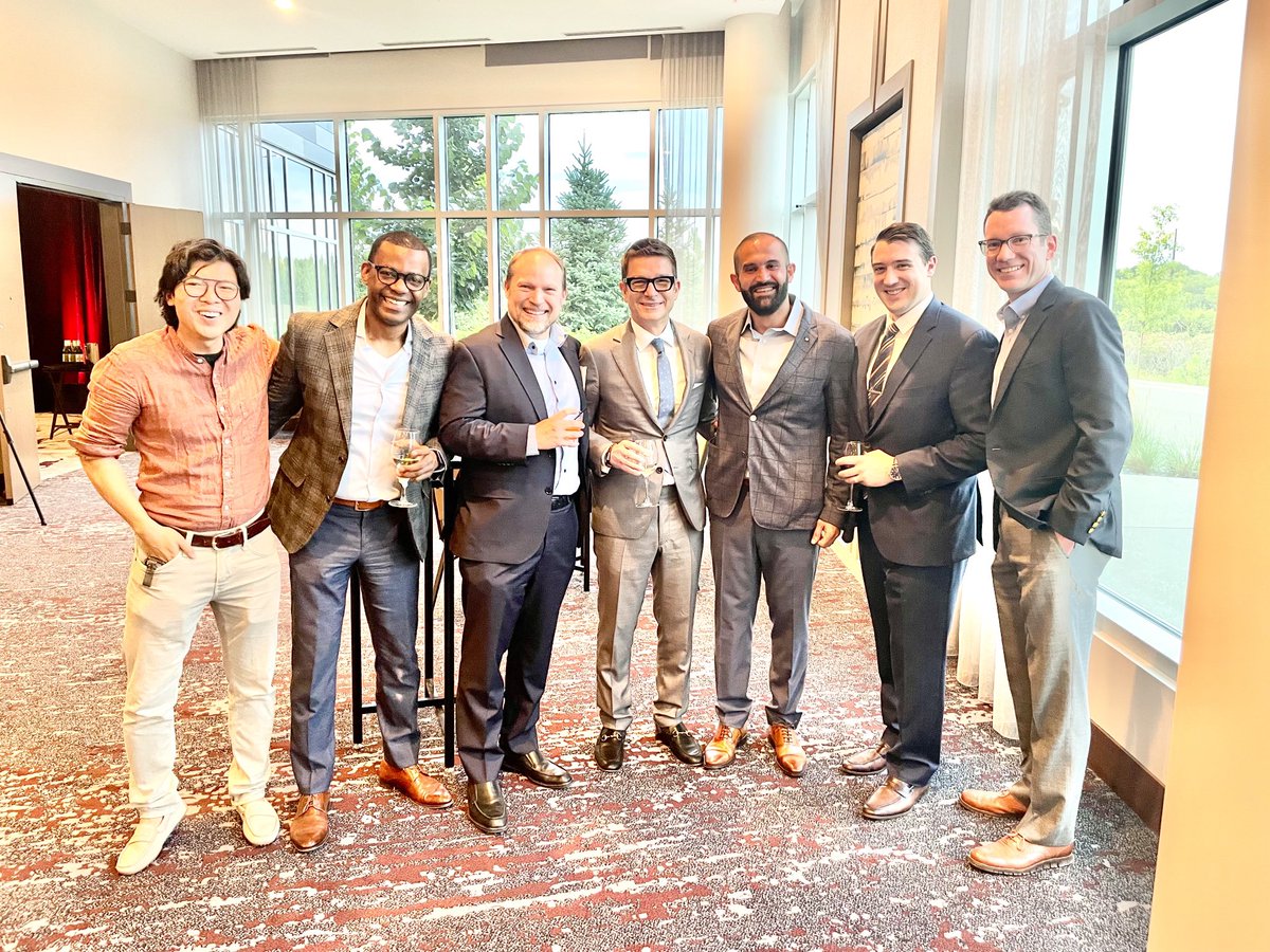 An incredible night with our mentor and so many talented vascular surgeons. #mayo clinic vascular alumni