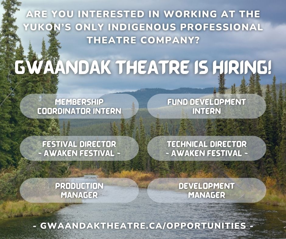 In case you missed it, our friends at Gwaandak Theatre is hiring! See post below and contact them directly #theatre #artscommunity