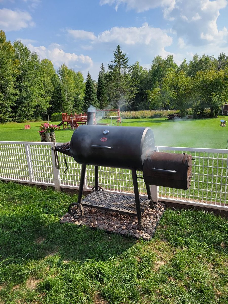 Old smokey is puffing away!