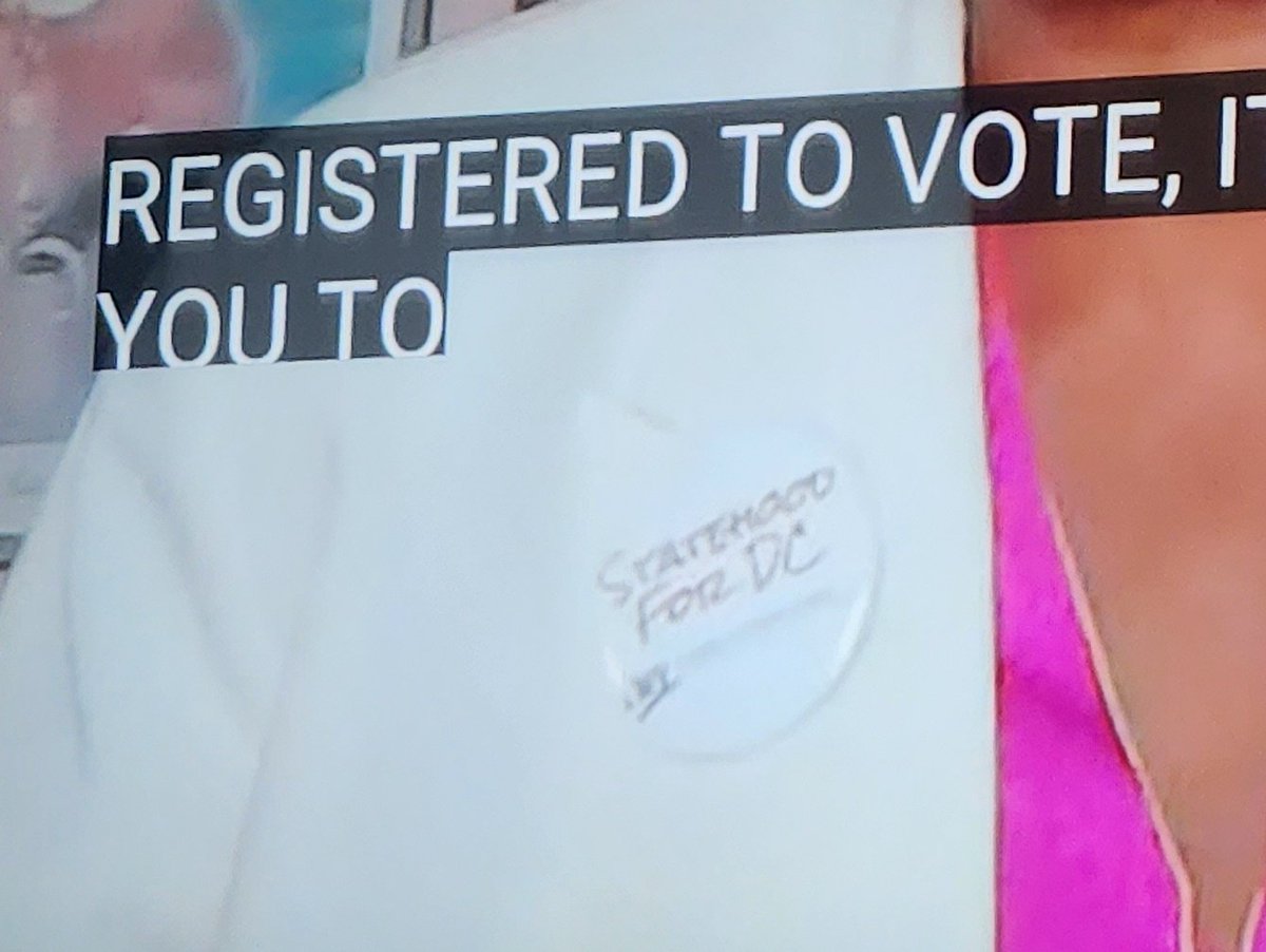 jtcullimore's tweet photo. Awesome to see #DCStatehood call out from @LWV President Dr. Deborah Turner on @NewsHour! Cc @DCVote https://t.co/I3feccQkv4
