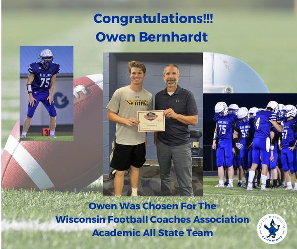 Honored to be part of the Academic All State Team