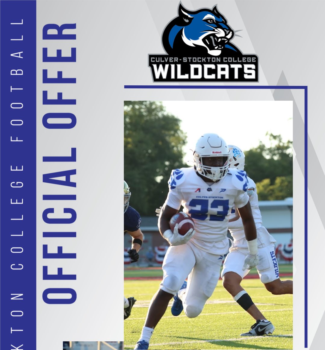 Thank You God! Blessed to receive my first offer from Culver-Stockton College. Go Wildcats! @CoachCutshaw @CoachJGentry