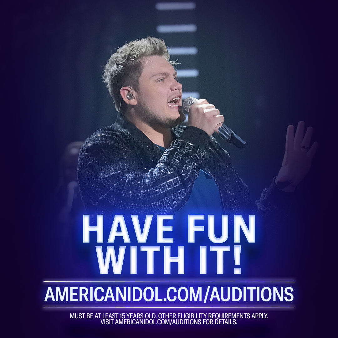 Put yourself out there like #IDOL finalist @realzachariahsmith! 🤘 Sign up at bit.ly/IDOLIAA to sing for a producer — just 3️⃣ dates left to audition for next season!!!