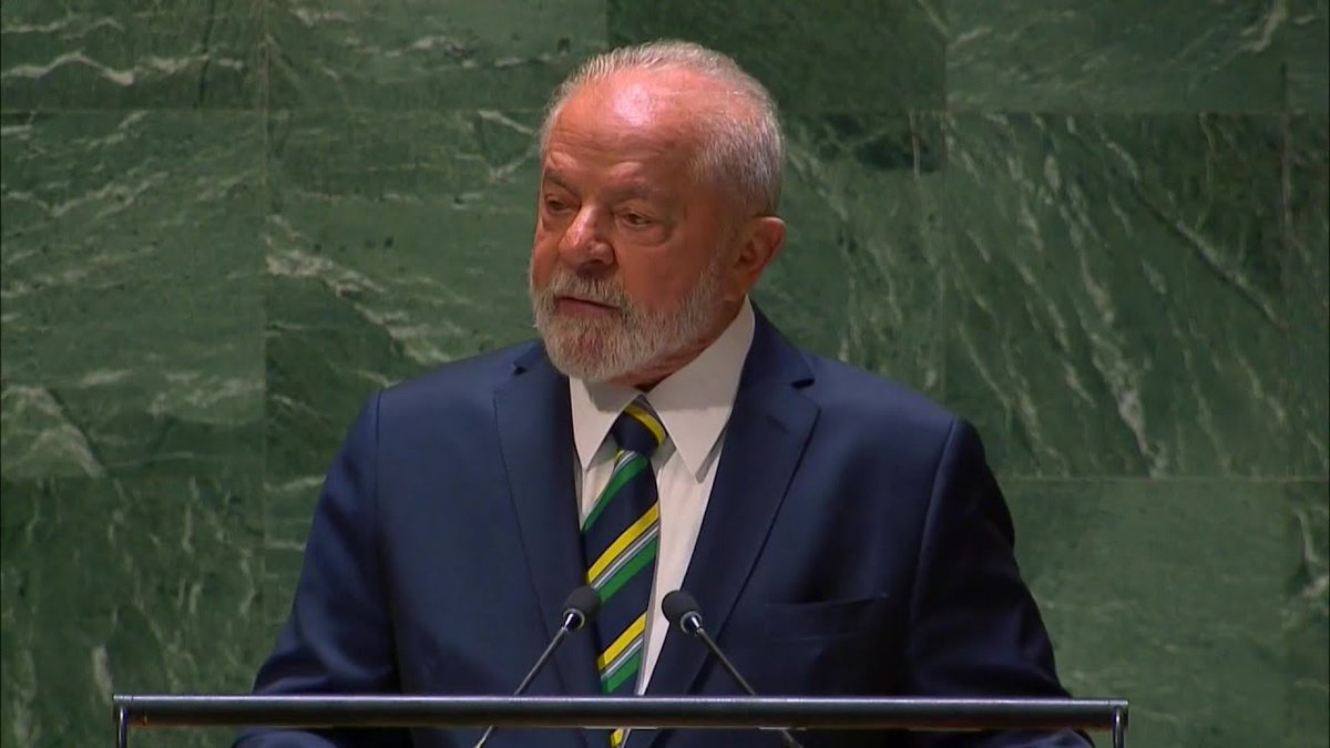 upholdreality's tweet photo. 🇧🇷 LULA at the UN:   "The world is becoming increasingly unequal. The top 10 billionaires have more wealth than the poorest 40% of humanity. The destiny of every child born on this planet seems to be mapped out in their mother's womb." https://t.co/5dxNcak1Xp