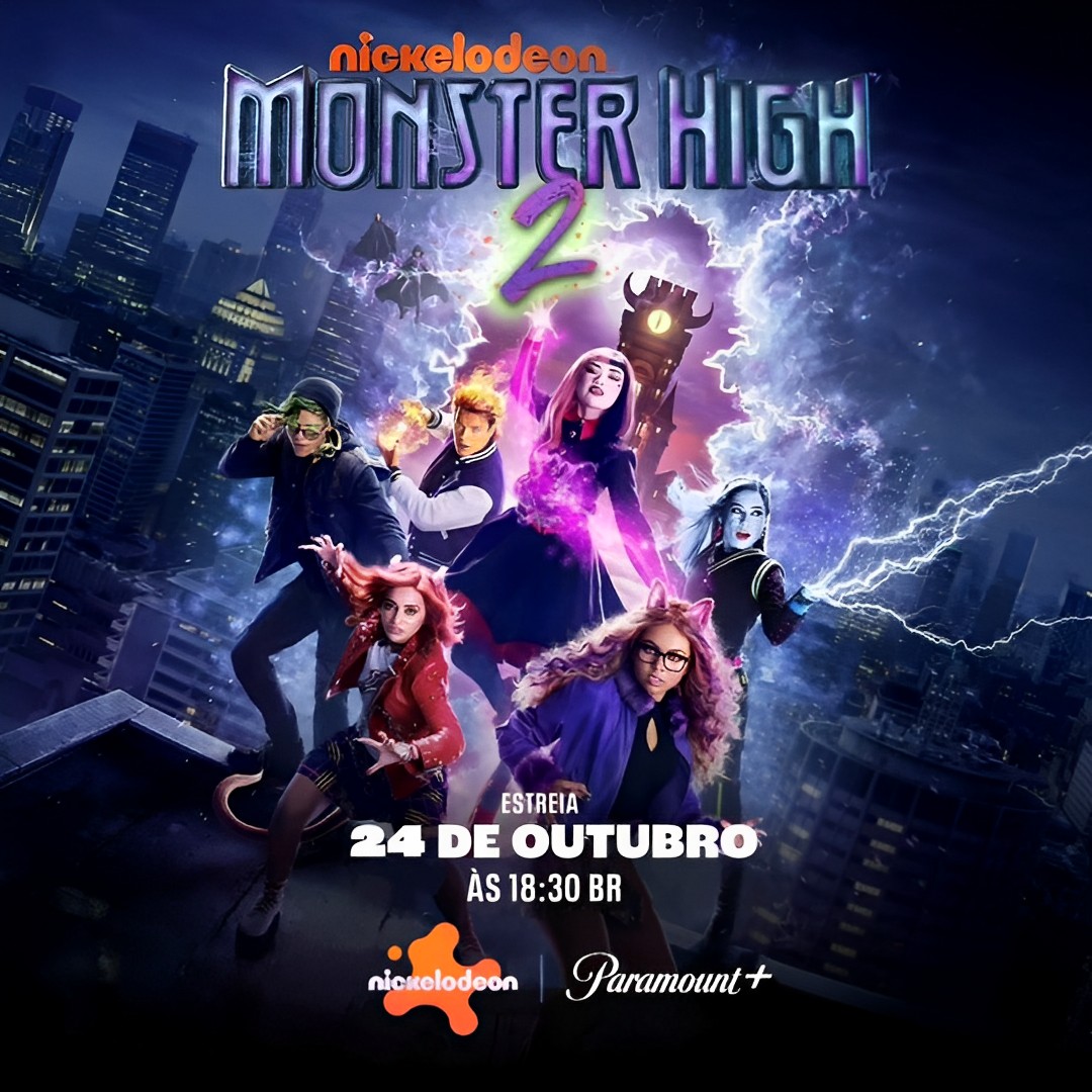 nicklatampromos's tweet photo. Prontos para ver seus monstros favoritos novamente? 👀 Eles estão de volta! 🩷 #MonsterHigh2 estreia 24 de outubo no Paramount Plus e no mesmo dia às 18:30 BR🇧🇷 na Nickelodeon 📺
#MonsterHighOFilme #MonstetHighOFilme2 https://t.co/uNugFaz3Xv
