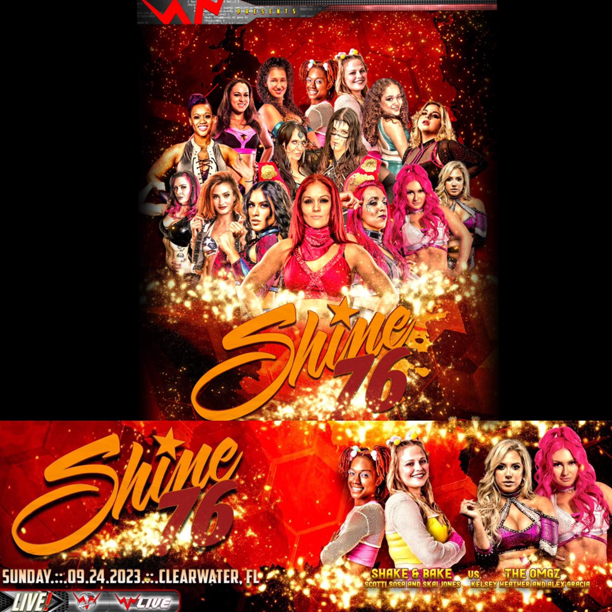 #Shine76 this Sunday! Watch as Shake and Bake takes on The OMGz 🤪🩷🫧⭐️✨
Buy tickets 🎟️: RoadHouseNation.com
#shinewrestling #wwnlive #occroadhouse #shine76
@ScottiTheChef