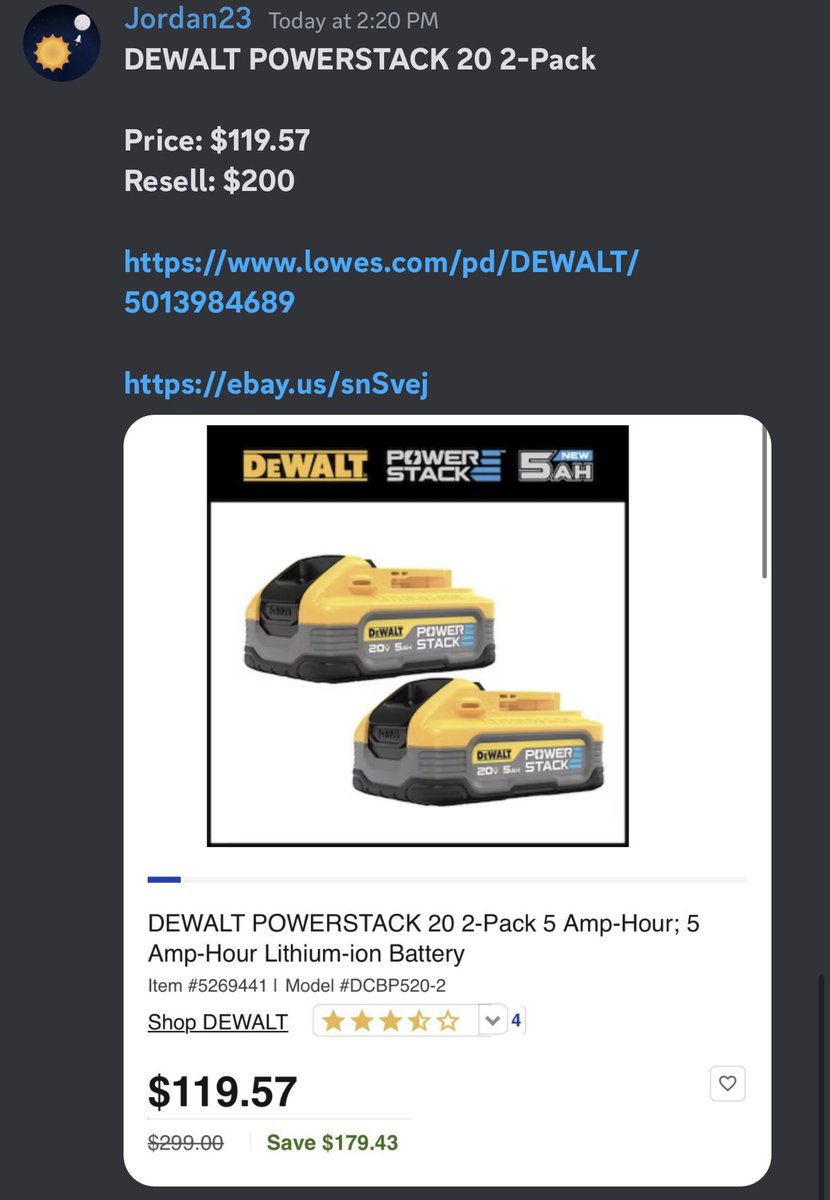 SolarFlips's tweet image. Lowe’s and Sam’s Club Local Markdowns still going crazy! Easy money to be made here. 

Dm me if you’d like to add these posts to your group today!