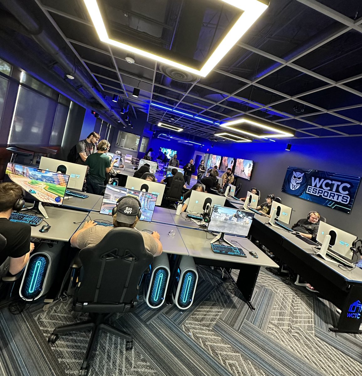 Had a blast today at @WCTC’s grand opening of their new esports facility! Excited for their future and grateful to have them among our growing roster of WI universities with esports programs.