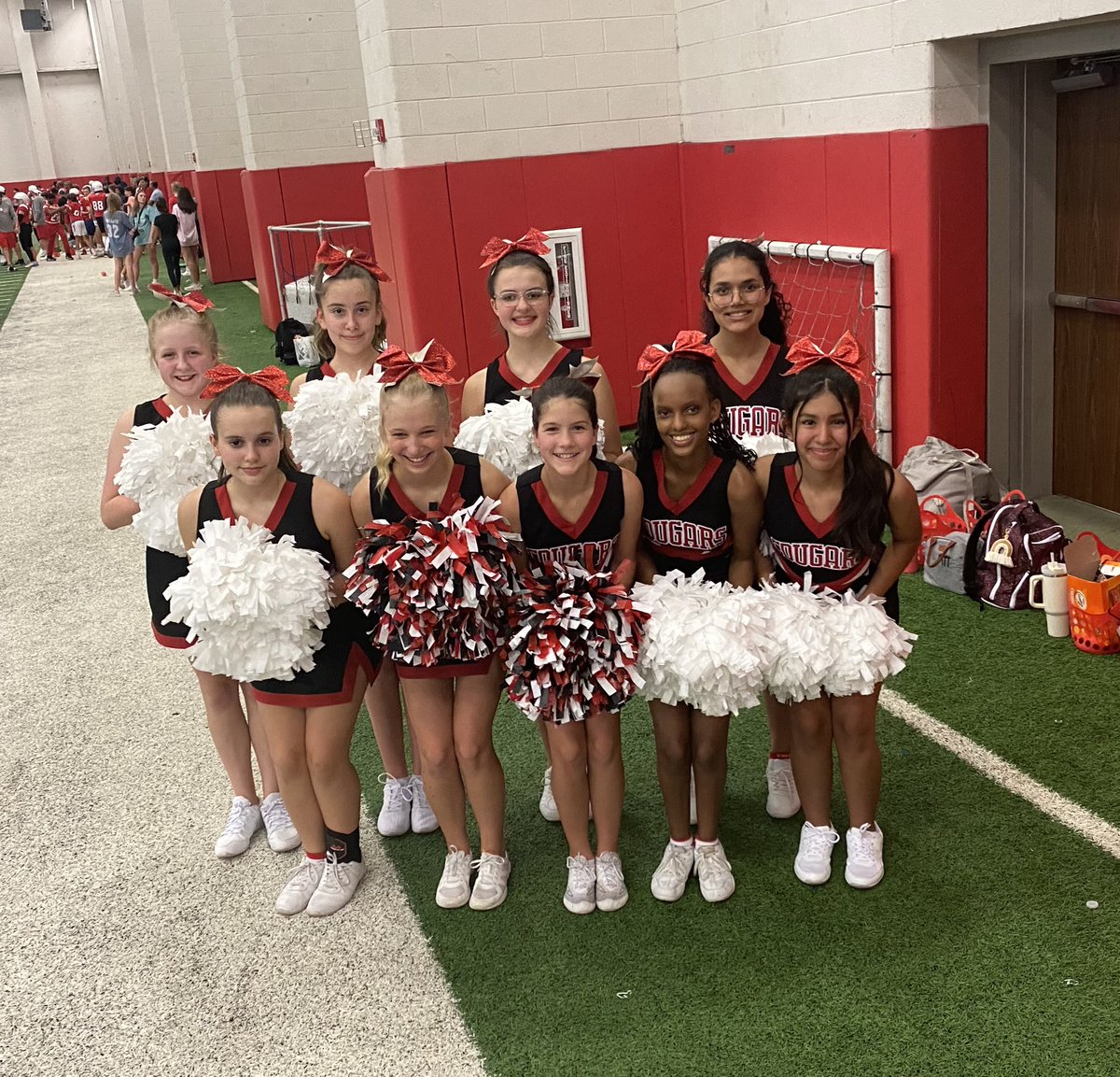 Shout out to North Cheer for sticking out the weather delay and relocation tonight!