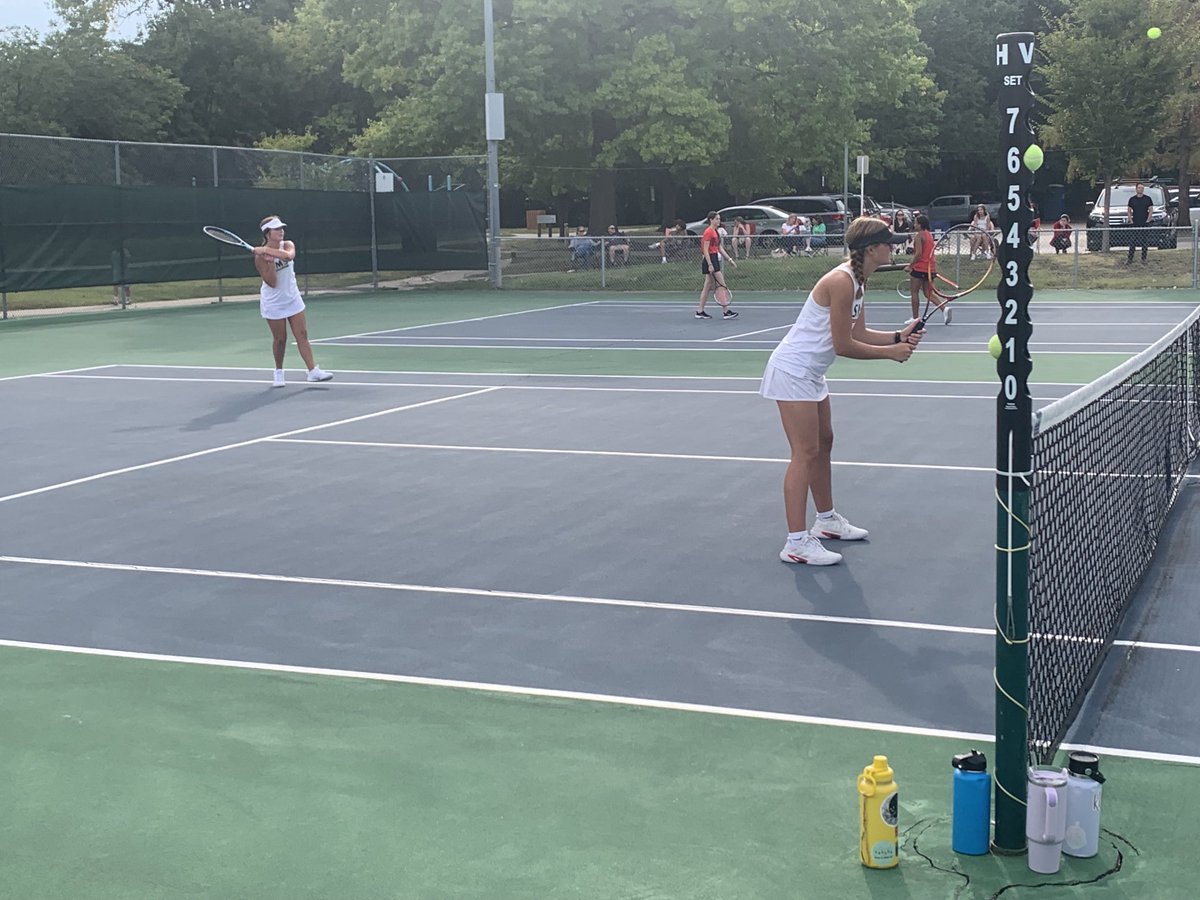SMSRaiderTennis's tweet photo. Raiders defeat SMN 6-3 today.  Anna Wright and Evie Cowie both go 2-0 on the day https://t.co/1Drb5Wfn0W